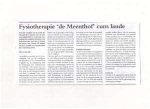 Krantenartikel Joop Glijn 2015
