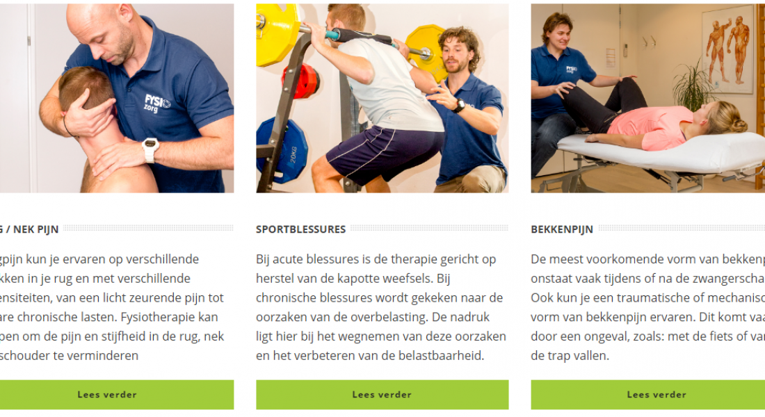 Uitgelicht: De kaart voor Fysiotherapie Nederland!