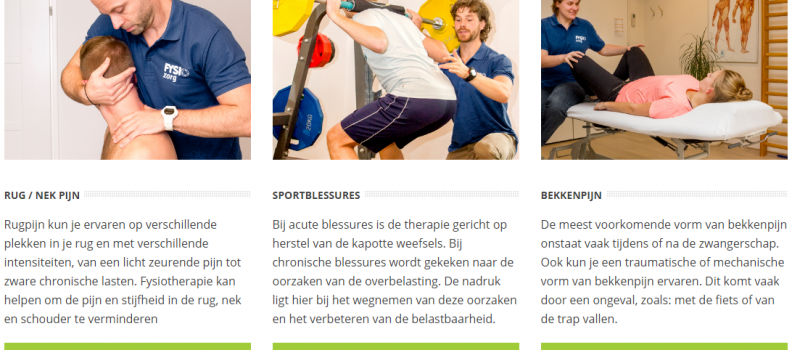 Uitgelicht: De kaart voor Fysiotherapie Nederland!